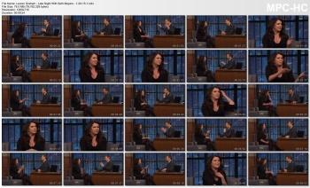Lauren Graham - Late Night With Seth Meyers - 1-20-15