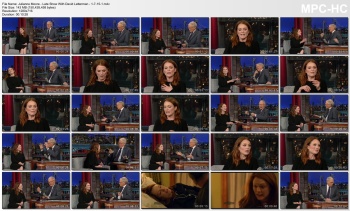 Julianne Moore - Late Show With David Letterman - 1-7-15