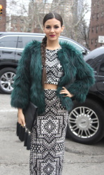Victoria Justice - leaving Mara Hoffman fashion show on February 14, 2015 in New York City (12xHQ) M1SbYAzr