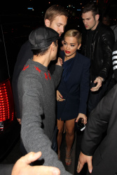 Calvin Harris and Rita Ora - leaving 1 OAK nightclub in Los Angeles - January 25, 2014 - 25xHQ FQM7HWPx