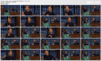 Jennifer Lopez - Late Night With Seth Meyers - 1-21-15