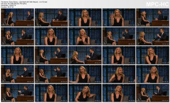 Claire Danes - Late Night with Seth Meyers - 4-4-16